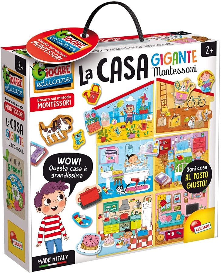 Giochi e giocattoli Montessori La Casa Gigante, Lisciani Giochi