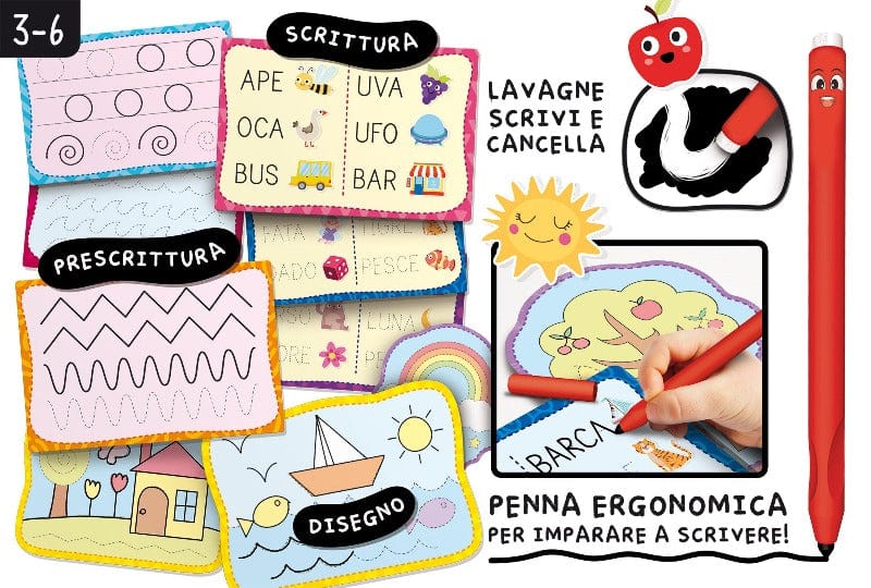 Giocattoli educativi Montessori Pen, Super Scuola di Scrittura