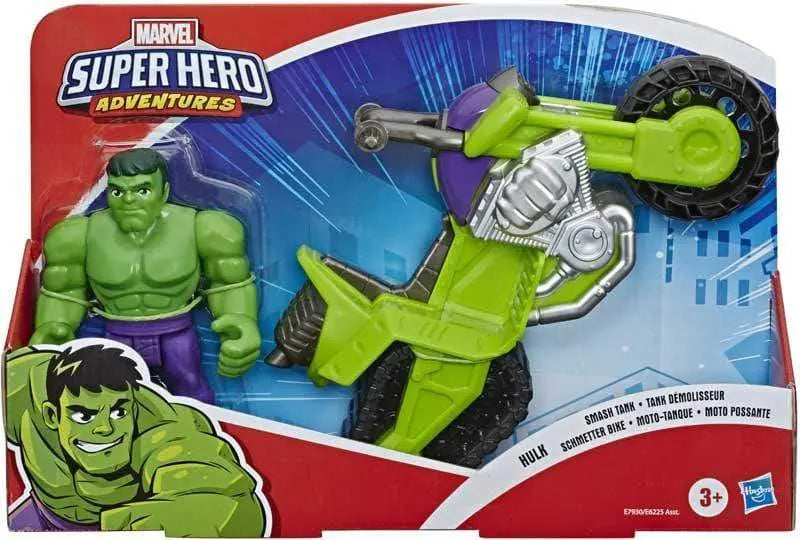 Super Hero Adventure - HULK Spacca con Moto - The Toys Store