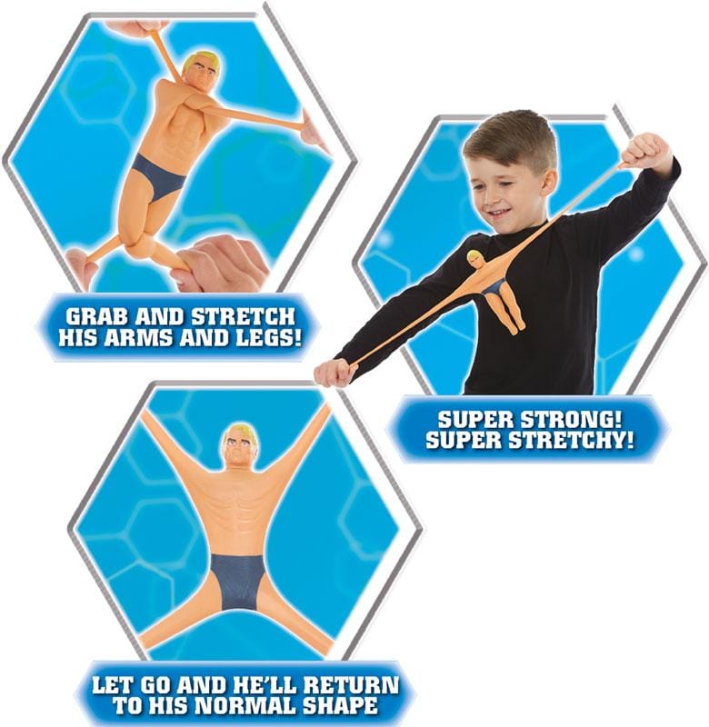 Action figure Mister Muscolo Stretch Personaggio Allungabile