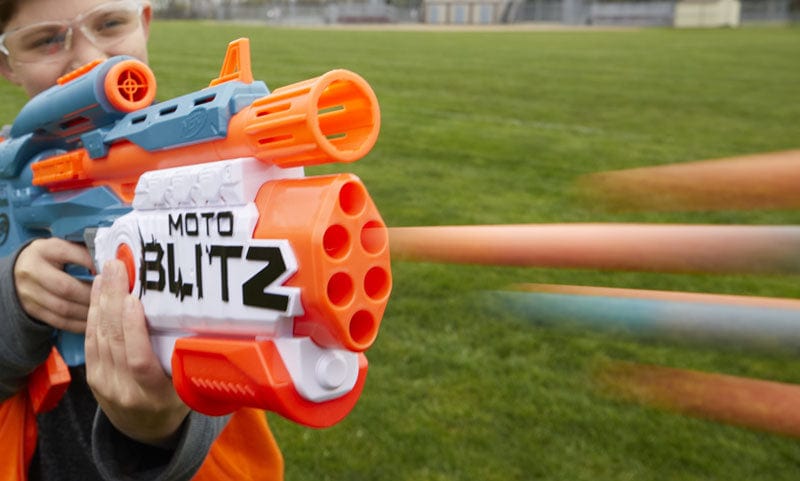 Giocattoli Nerf Elite 2.0 Motoblitz CS-10, Blaster Motorizzato