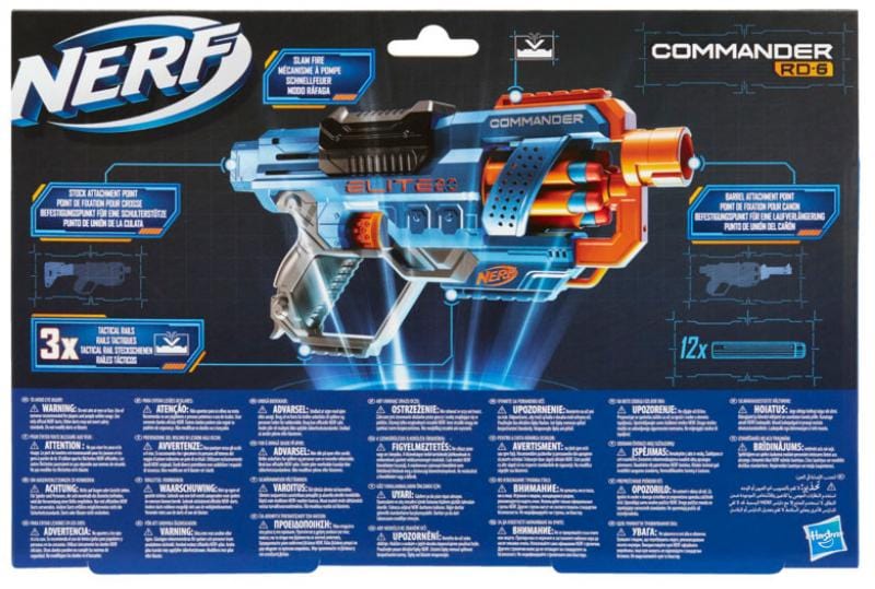 Nerf Elite 2.0 COMMANDER RD 6 - The Toys Store