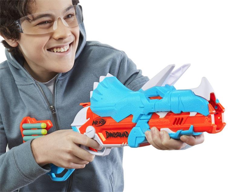 Fucile Nerf Dinosquad Tricera-Blast - The Toys Store
