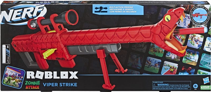 Nerf Roblox - Cobra: blaster lancia dardi Viper Strike, con codice per  esclusivo articolo virtuale - Hasbro - Pistole e fucili - Giocattoli