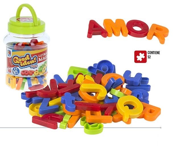 Numeri e Lettere Magnetiche, Calamite Educative in contenitore – The Toys  Store