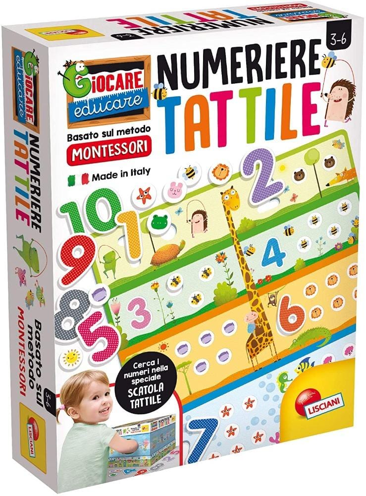 Lisciani Numeri Tattili | Numeriere Montessori - The Toys Store