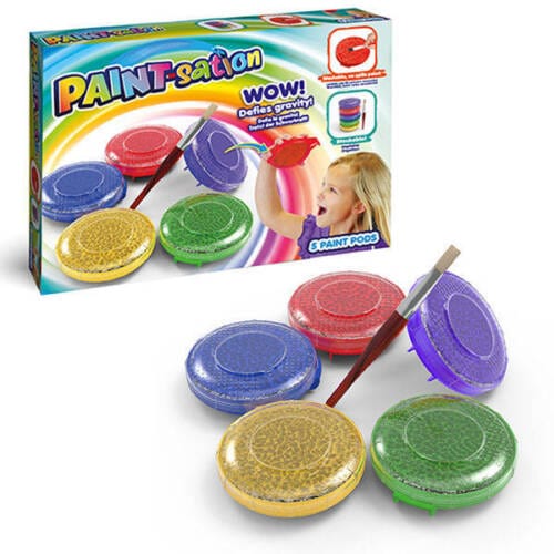 Colora e Decora Paint Sation, Set 5 Colori Pod per Bambini