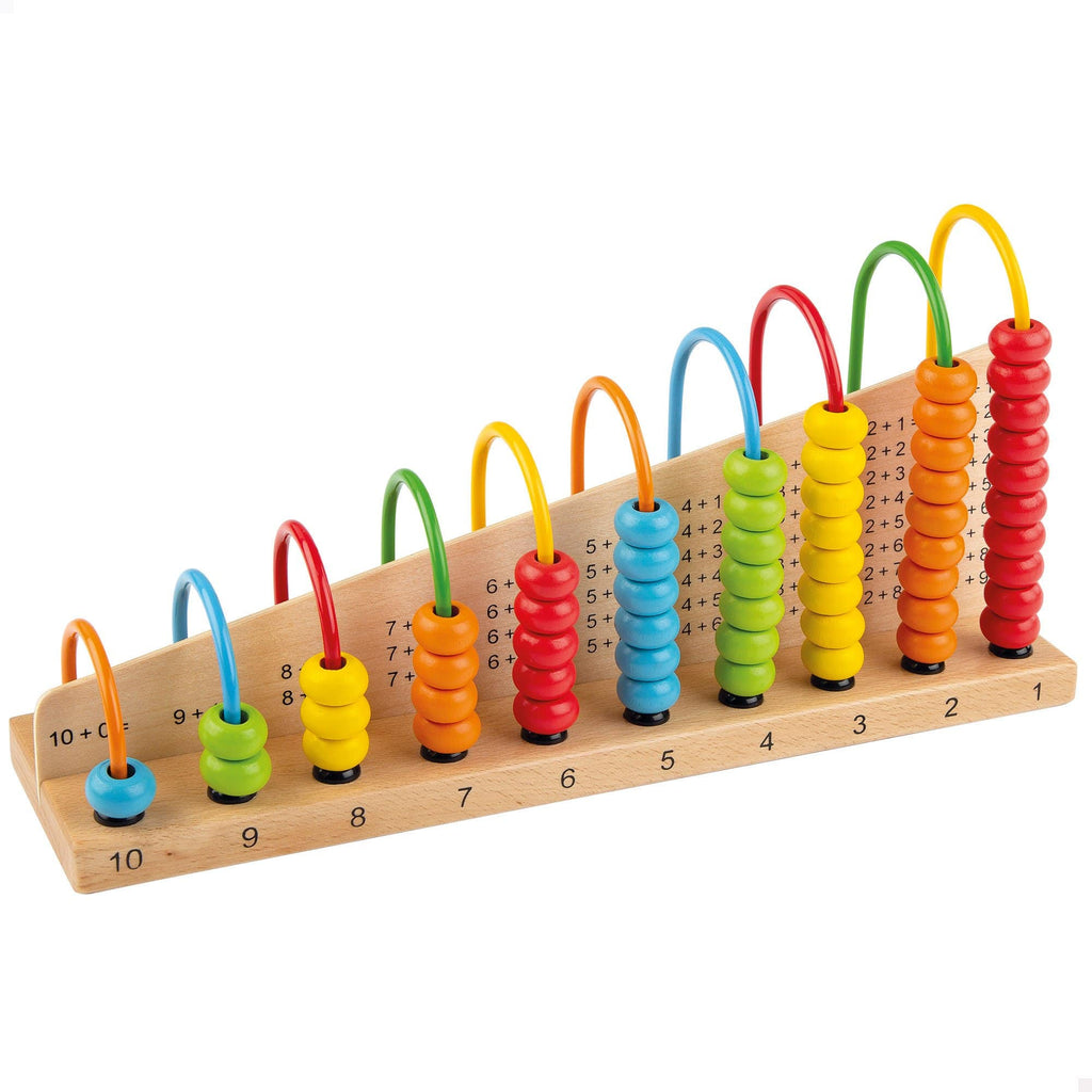 Giocattoli in Legno Pallottoliere in Legno | Abaco Addizioni Abaco in Legno Per Bambini | The Toys Store