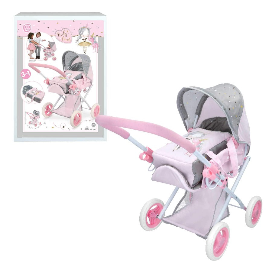 Carrozzina Giocattolo 3in1 - The Toys Store