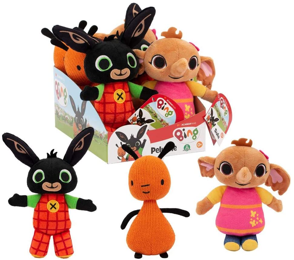 Peluche Bing, Flop, Sula e Charlie da 20 cm - The Toys Store
