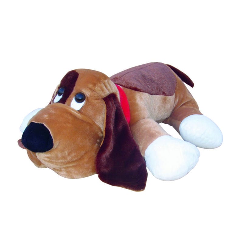 peluche Peluche Cane Sdraiato Triste 60cm