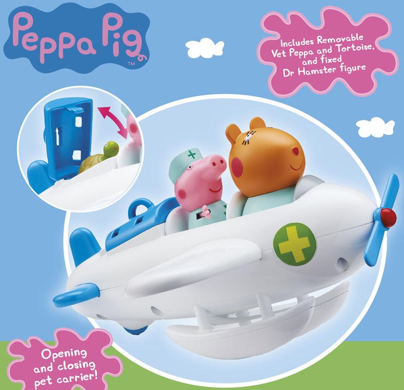 Peppa Pig Aereo della Dott.ssa Criceto - The Toys Store