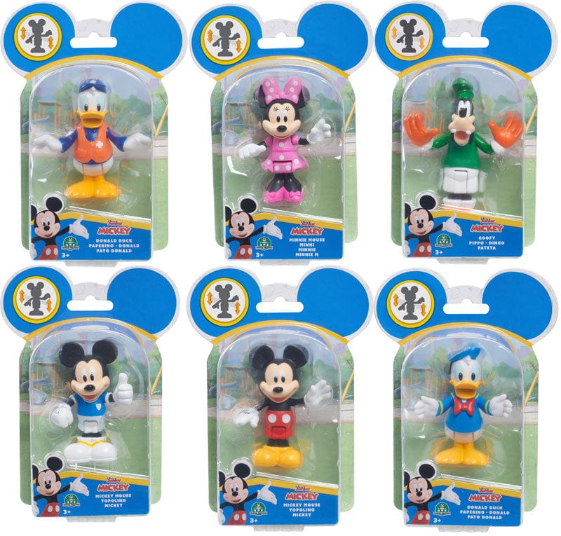 Action figure Mickey Mouse Personaggi Giocattolo Topolino, Minnie, Pippo, Paperino Mickey Mouse Personaggi Topolino, Minnie, Pippo, Paperino