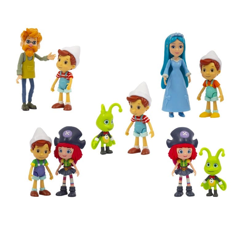 personaggi Televisivi e dei Cartoni animati Pinocchio and Friends, Set 2 Personaggi Giochi Preziosi
