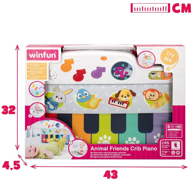 Giocattoli Pianola Culla, gioco Pianoforte per Neonati Fisher Price Palestrina Baby Piano 