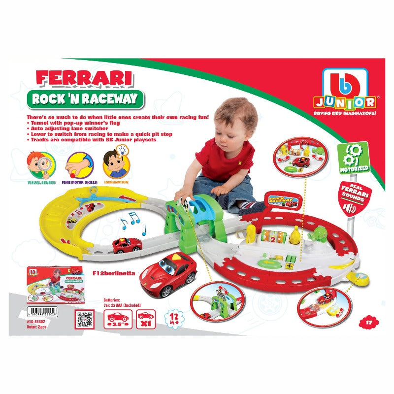 Giocattoli Infanzia Bburago Junior Ferrari Pista Rock & Race, +12Mesi