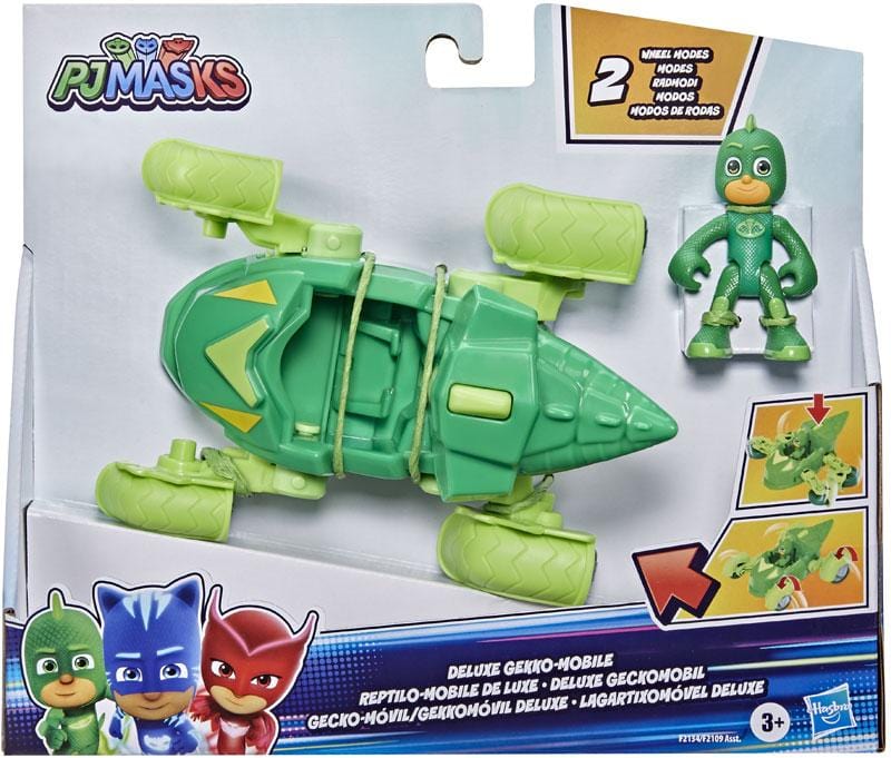 PJ Masks - Super pigiamini, Veicoli Deluxe, veicolo con personaggio di PJ Masks - Super pigiamini, Veicoli Deluxe, veicolo con personaggio di