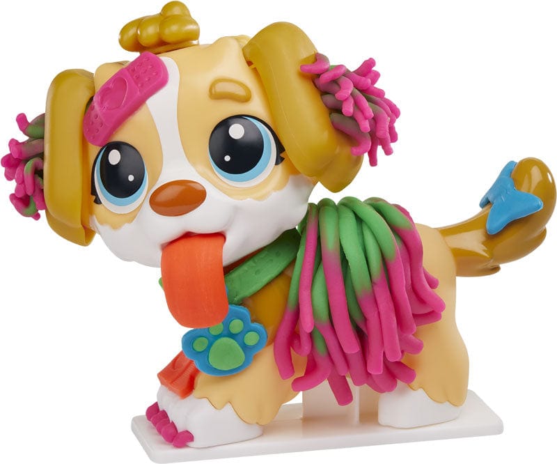 Plastilina Play-Doh Set da Veterinario, playset con cane giocattolo, include 5 colori di pasta da modellare Play-Doh Set da Veterinario, playset con cane giocattolo, include 5 colori di pasta da modellare.