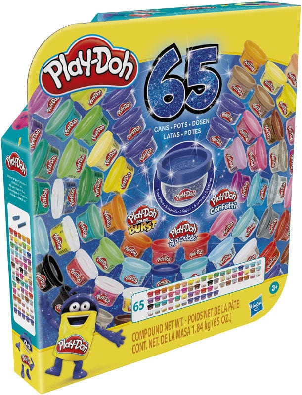 Plastilina Play-Doh Collezione 65 Vasetti di Plastilina +3Anni