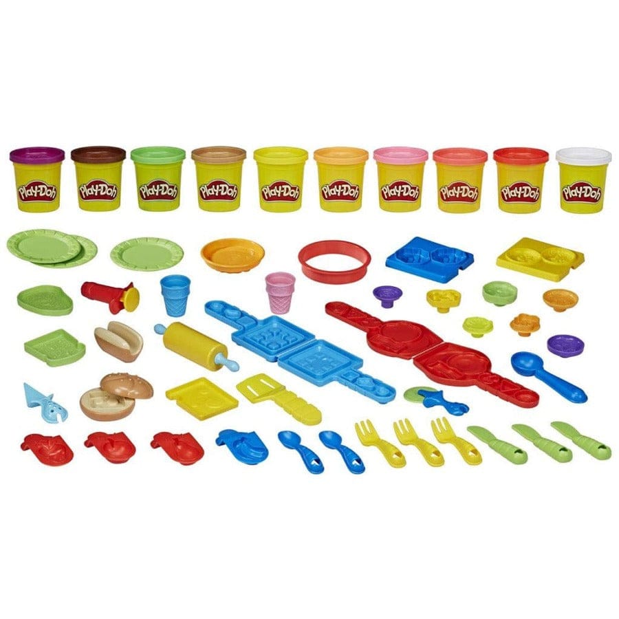 Plastilina Play-Doh Kitchen Creation, Grande Playset con più di 40 Accessori Plastilina