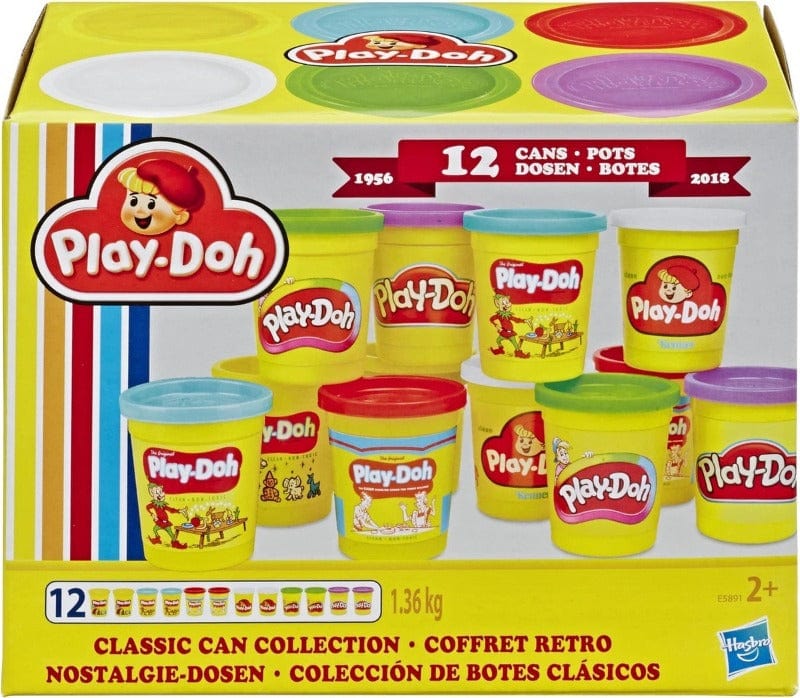 Plastilina Play-Doh Pasta Modellabile con 12 Vasetti, 1.5 Kg di Plastilina