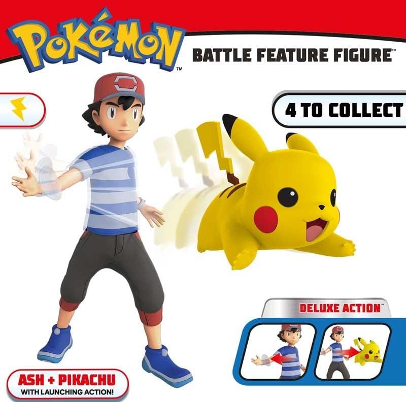 Pokemon Battle Figure 12cm Personaggio Ash e Pikachu - The Toys Store