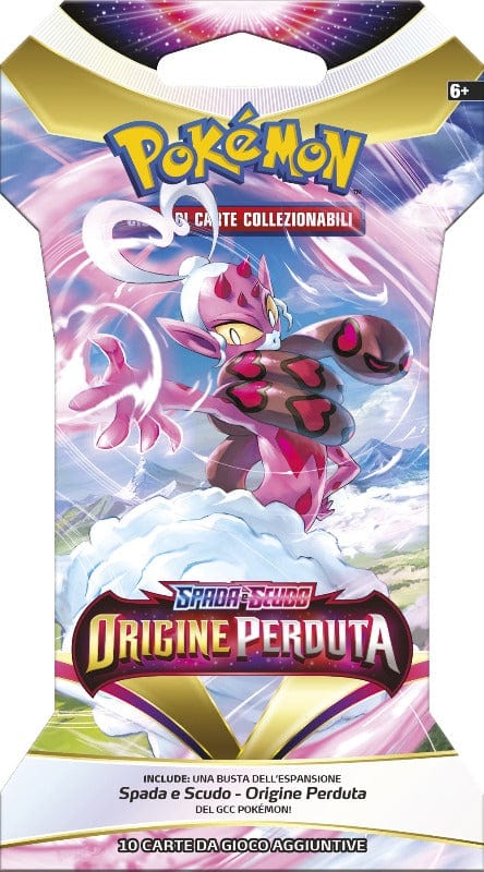pokemon Pokemon Spada e Scudo Origine Perduta, Busta da 10 Carte in assortimento