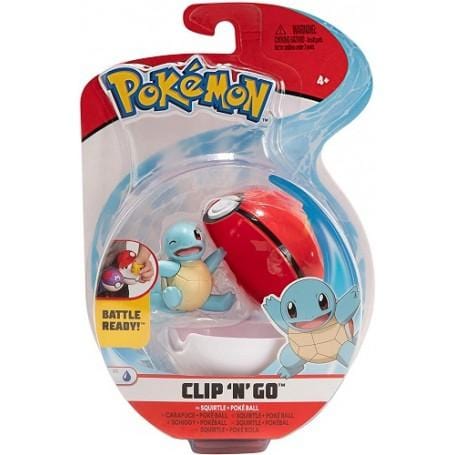 Pokemon Clip n Go | Pokeball Squirtle con Sfera - The Toys Store