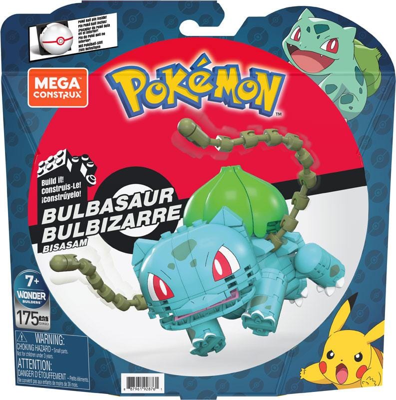 Mega Construx - Pokémon Costruzioni | Personaggio Bulbasaur - The Toys Store