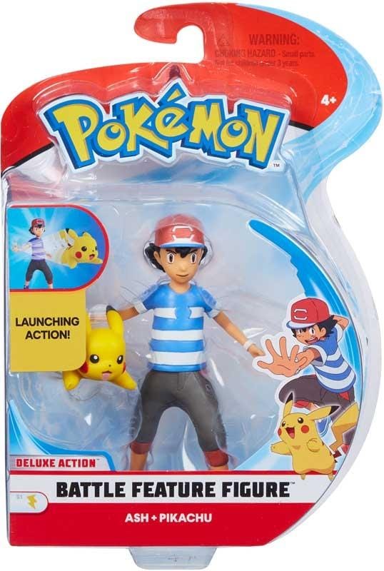 Pokemon Battle Figure 12cm Personaggio Ash e Pikachu - The Toys Store