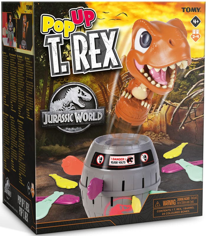 Giochi di società Pop Up T-Rex, Gioco da Tavolo per Bambini - Tomy