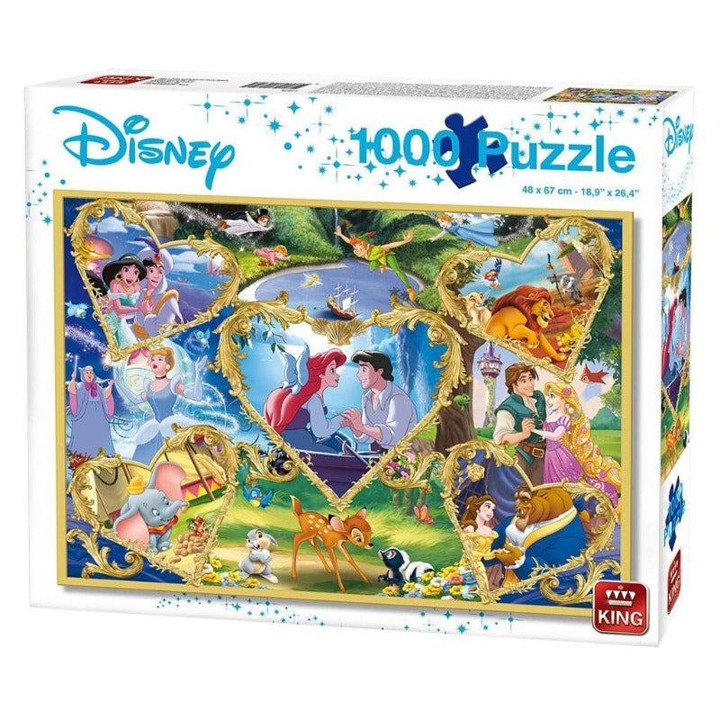 Puzzle Disney Cartoni Famosi 1000 pezzi - The Toys Store