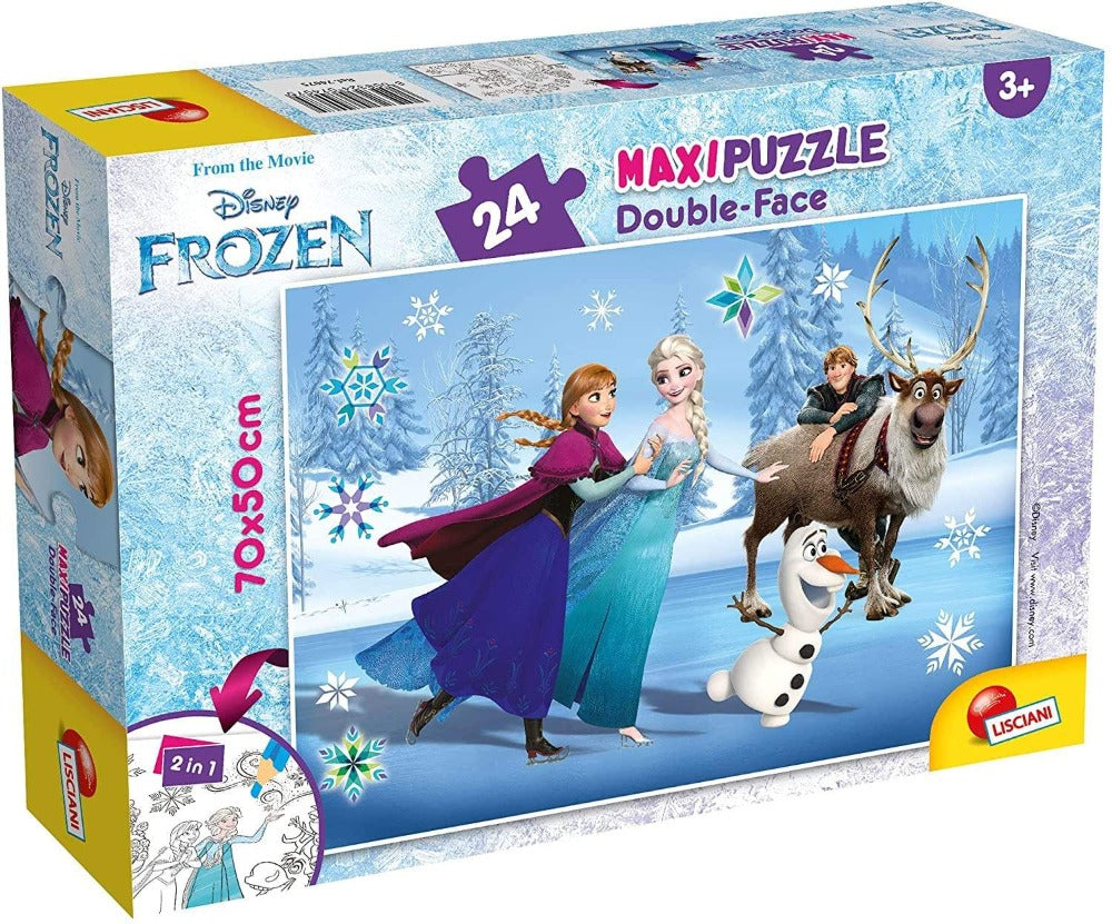 Puzzle Disney con Tessere Grandi | Lisciani Puzzle DF Maxi Colorabile - The Toys Store