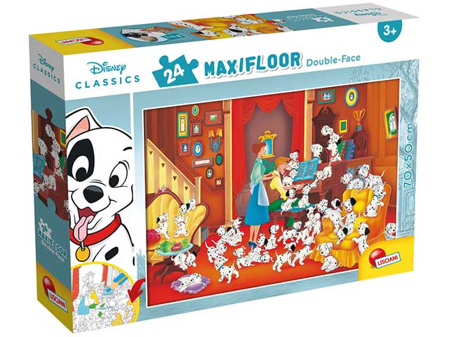 Puzzle Disney con Tessere Grandi | Lisciani Puzzle DF Maxi Colorabile - The Toys Store