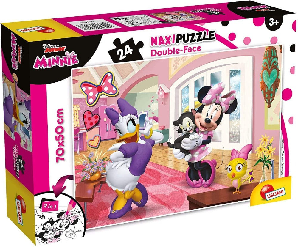 Puzzle Disney con Tessere Grandi | Lisciani Puzzle DF Maxi Colorabile - The Toys Store