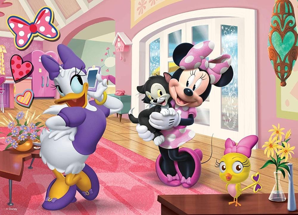 Puzzle Disney con Tessere Grandi | Lisciani Puzzle DF Maxi Colorabile - The Toys Store