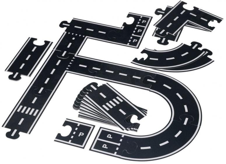 Puzzle Crea Strada Auto e Binari Treno - The Toys Store