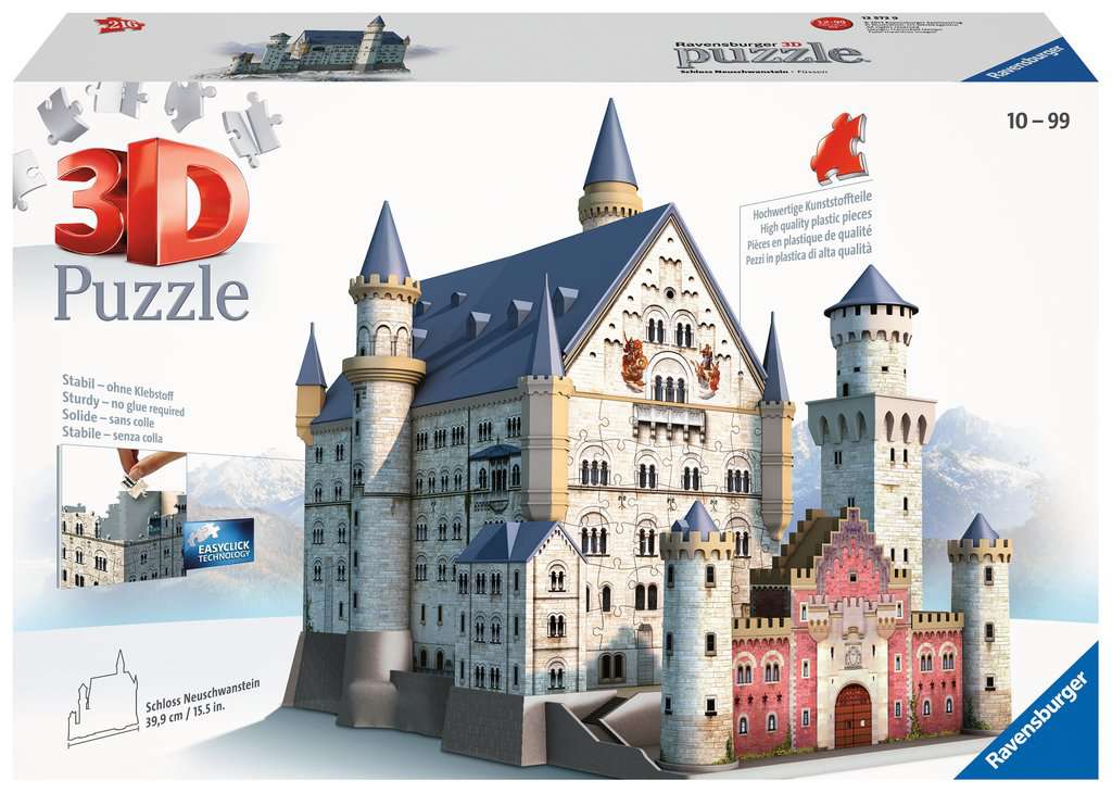 Puzzle 3D Ravensburger  Il Castello di Neuschwanstein - The Toys Store