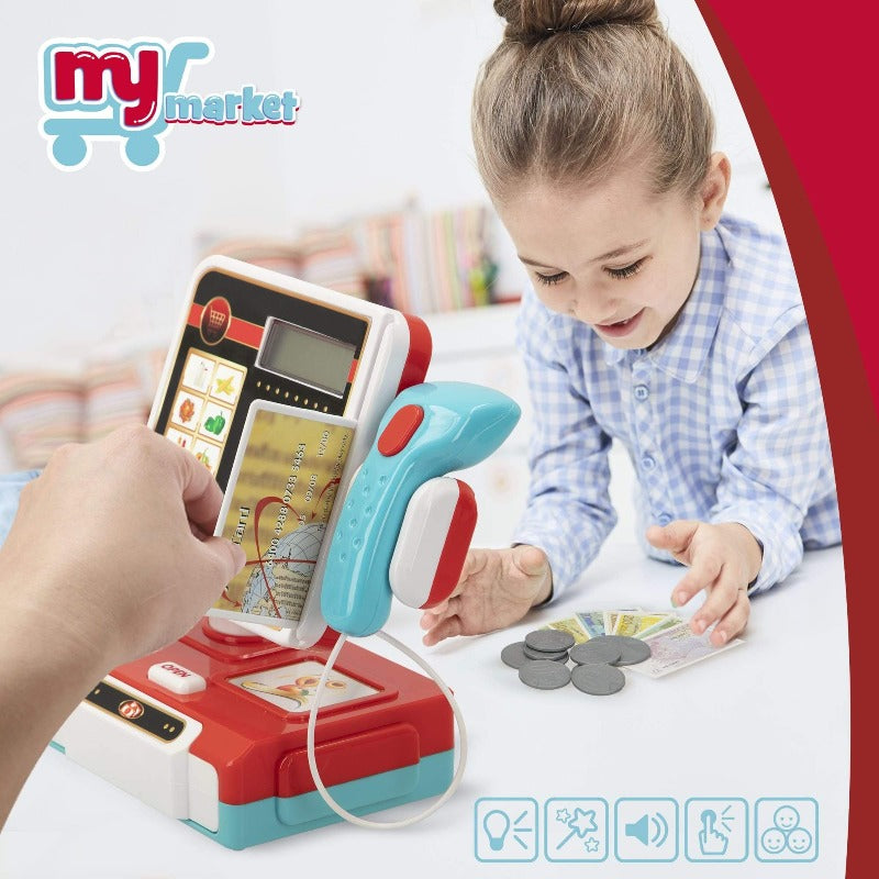 Cassa Super Market Giocattolo con Luci e Suoni - The Toys Store
