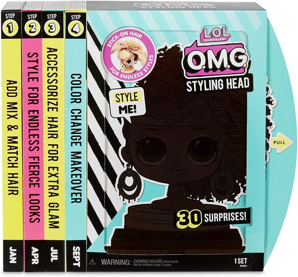 L.O.L. Surprise O.M.G Testa Royal Bee con Stick-on Hair infinite acconciature - The Toys Store