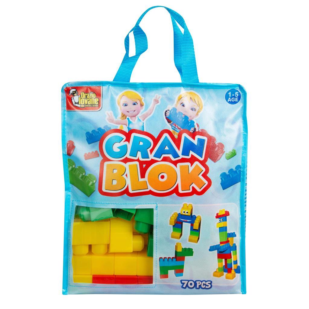 Sacca Blocchi per Costruzioni 70pz - The Toys Store