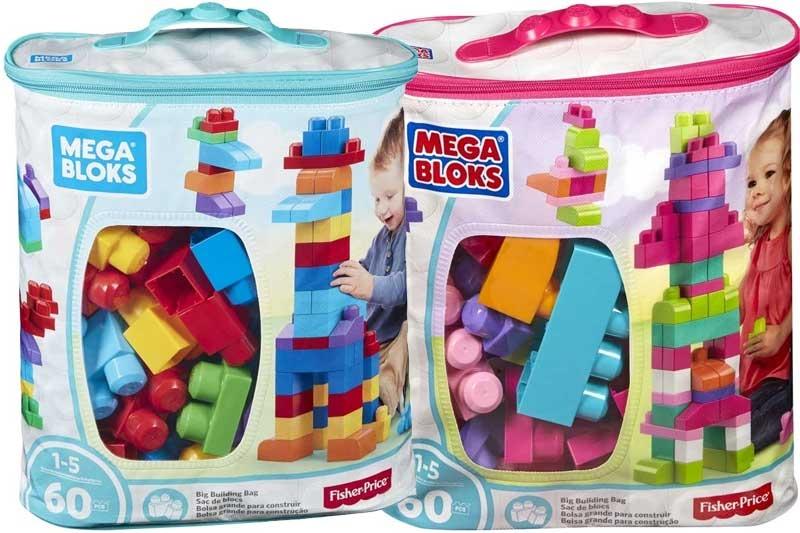 Mega Bloks Sacca Costruzioni 60pz - The Toys Store