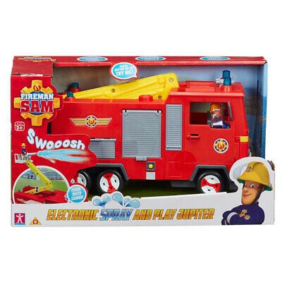 Fireman Sam Fire Truck, Jupiter with Working Pump Lights and
