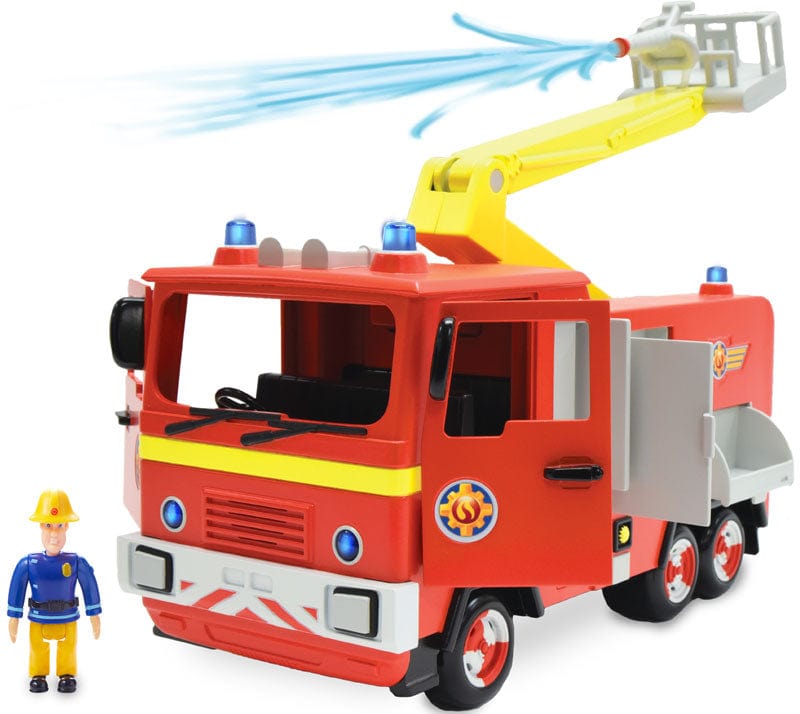 Sam il Pompiere Camion dei Pomieri, Jupiter con Pompa funzionante Luci –  The Toys Store