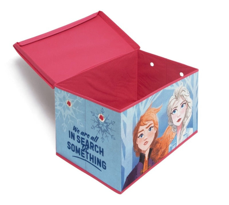 Scatole portagiochi Disney Frozen Scatola Contenitore in Tessuto con Coperchio 55 x 37 x 33