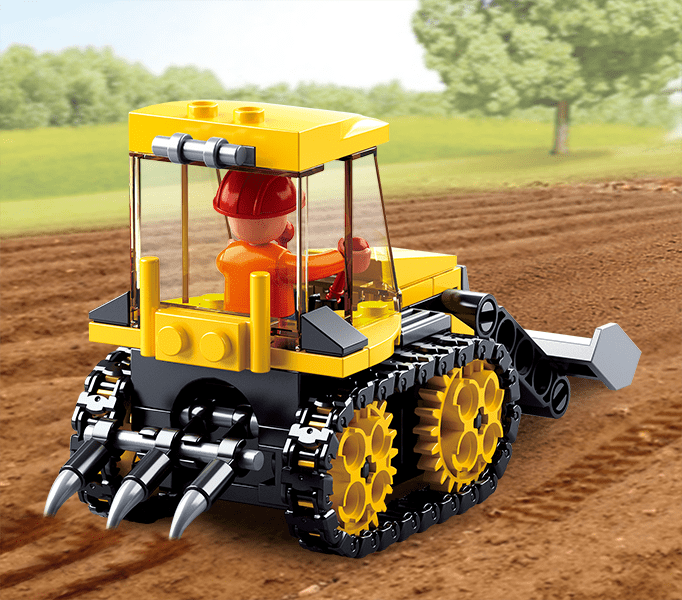 Costruzioni Set Costruzioni Bulldozer 132pz