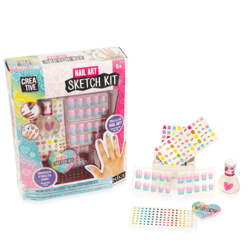 Trousse Nice - Set Decoro Unghie, Nail Art