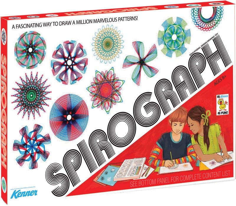 Gioco Creativo Grande Set Spirografia Retrò Deluxe