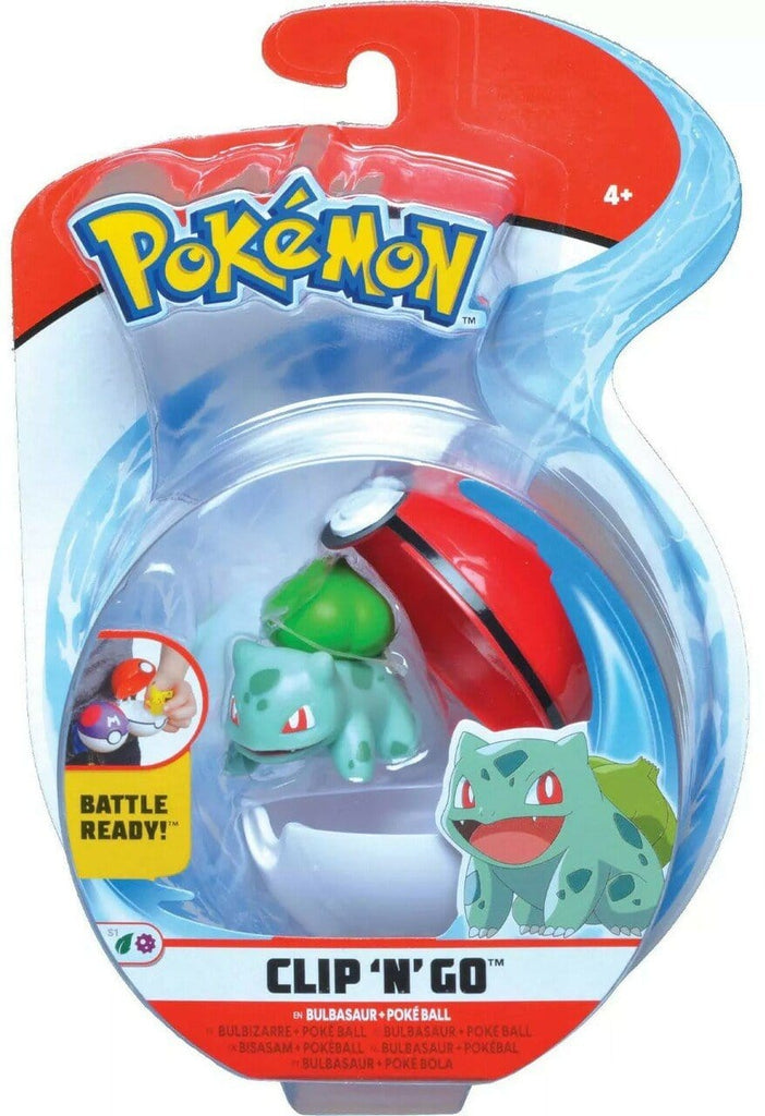 Pokemon Clip n Go | Pokeball Bulbasaur con Sfera - The Toys Store