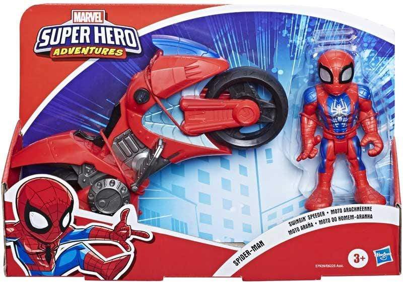 Super Hero Adventure - Spiderman con Moto - The Toys Store